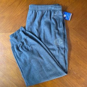 Champion power blend fleece joggers granite heather 3XB